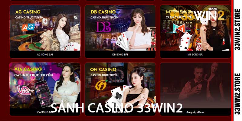 sảnh casino 33win2